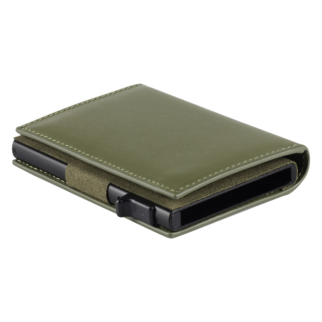 Genuine leather card holder with RFID Protection