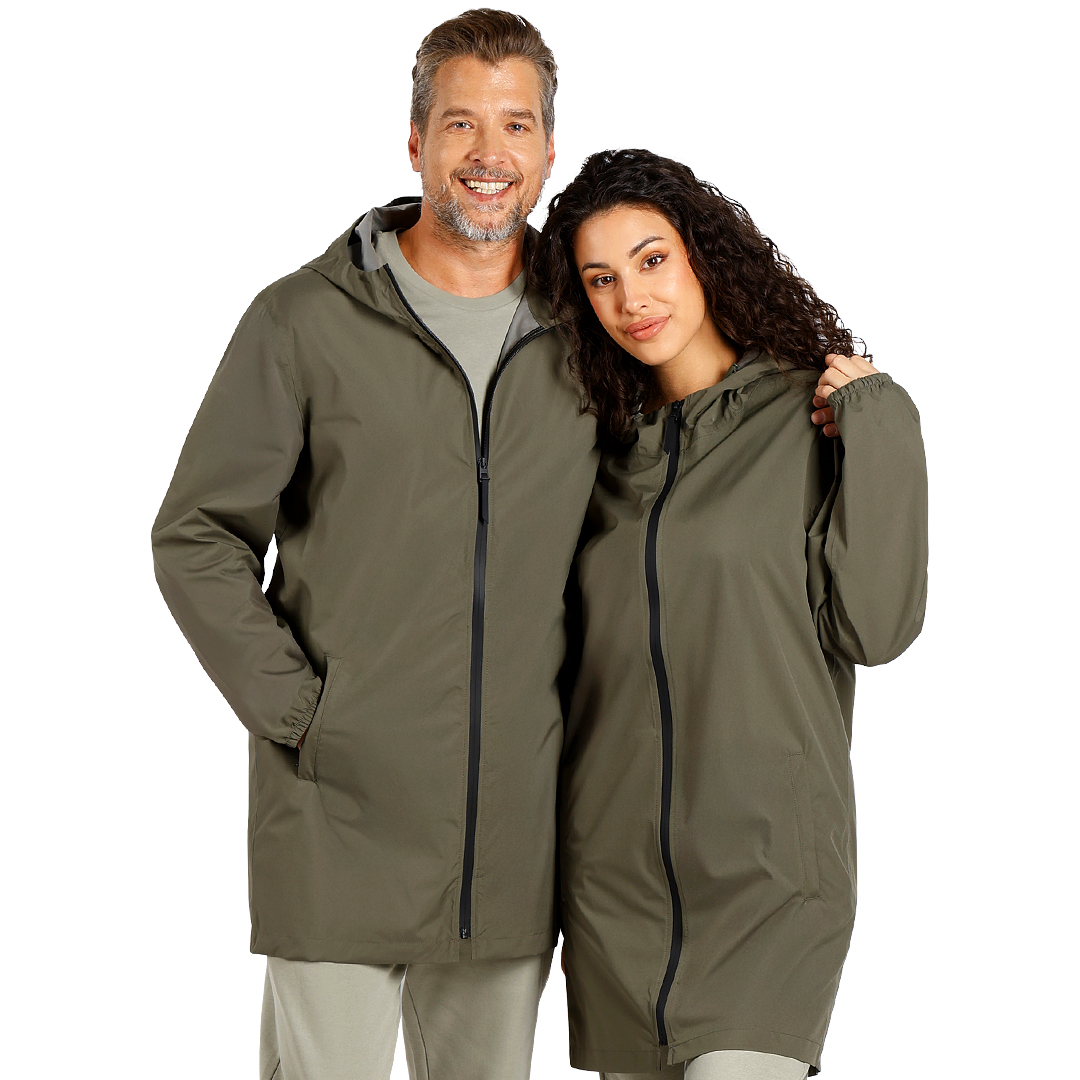 Unisex recycled polyester windbreaker