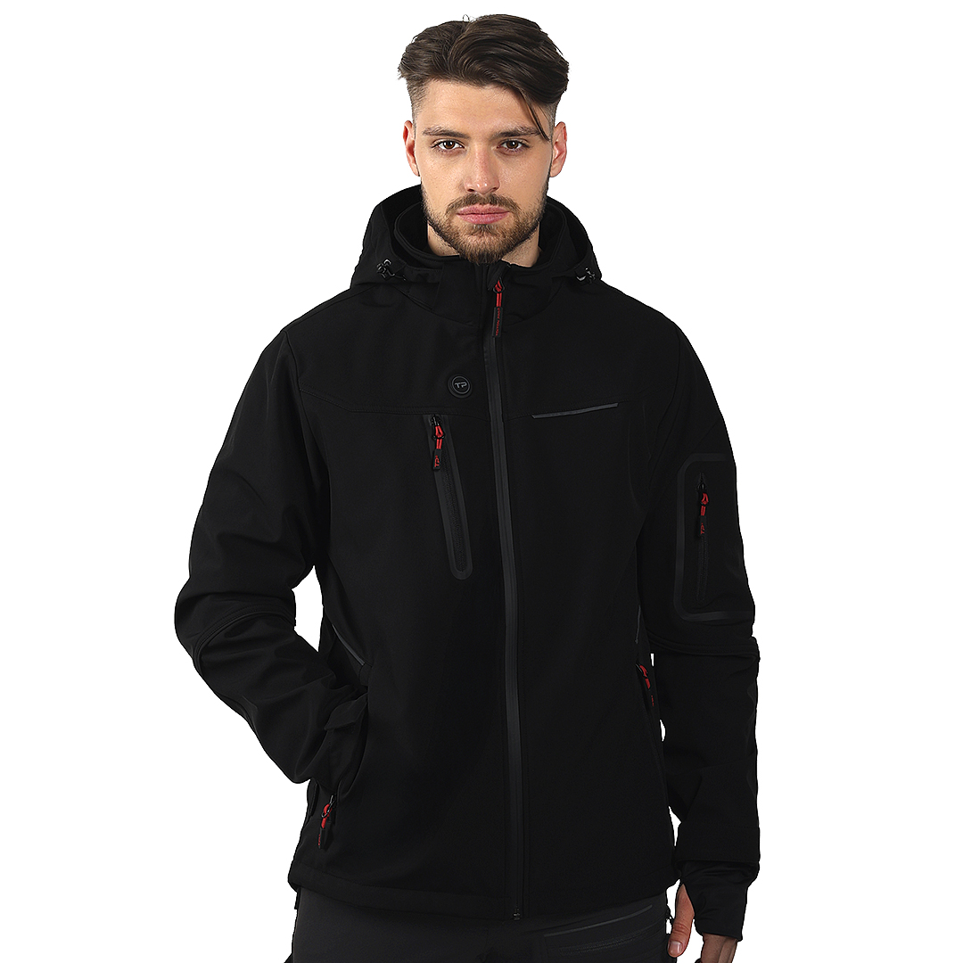 Softshell jacket with heating system